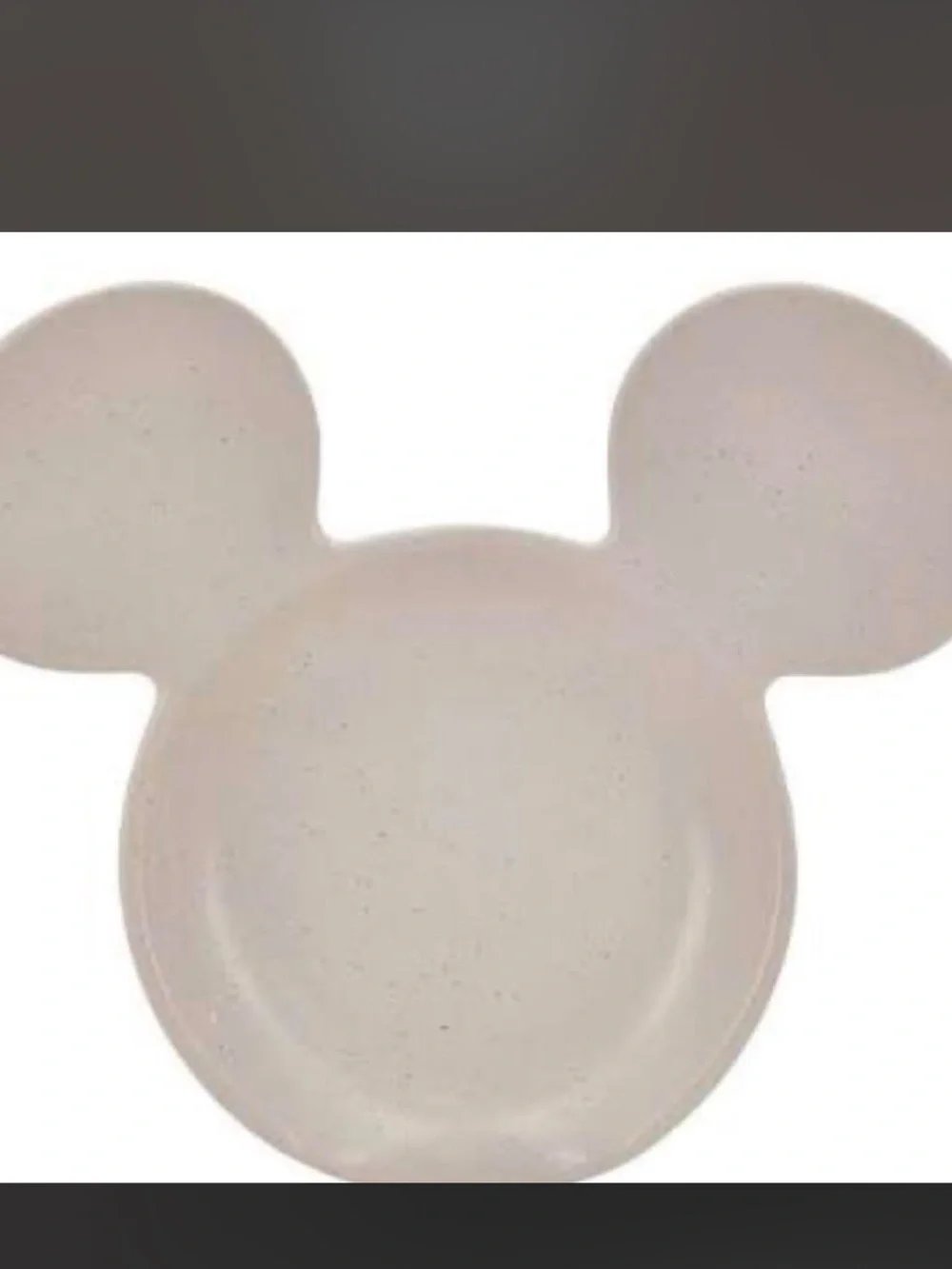 Neutral Mouse-Shaped spoon rest - Soft Cream